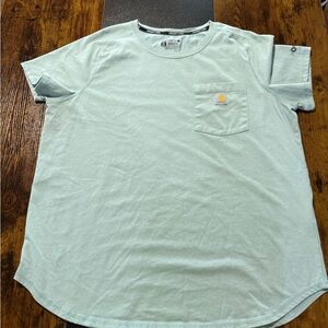 Carhartt Men's Soft Blue Short Sleeve Tee